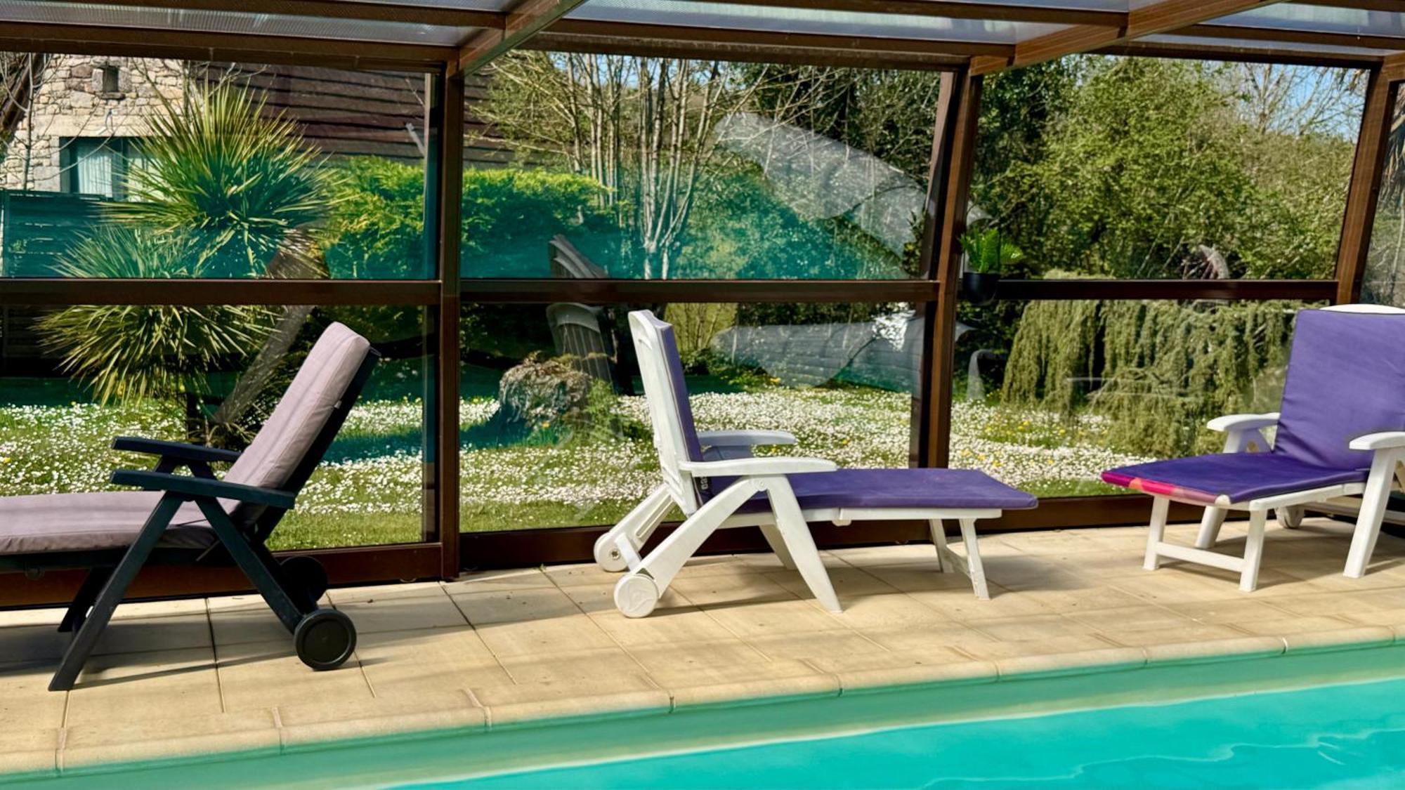 Maison De Charme Piscine Couverte Chauffee Mayrinhac-Lentour 외부 사진